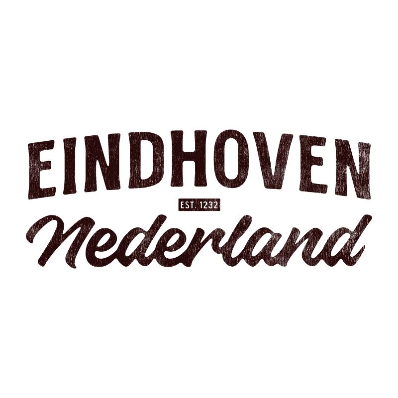 Eindhoven Nederland Script Logo