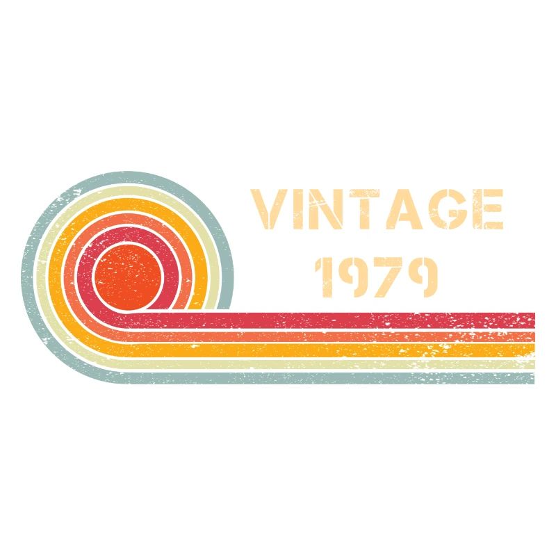 Vintage 1979 Geburtstag Retro Design