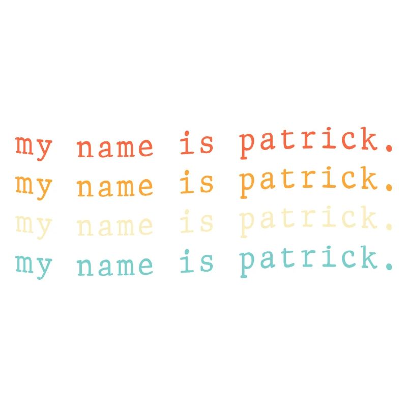 Mein Name ist Patrick