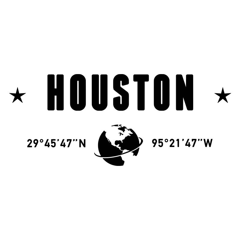 Houston Texas Coordinates Planet Earth