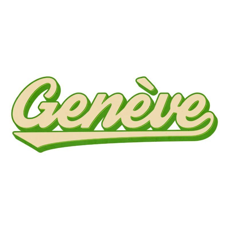 Genève Retro Script Limette