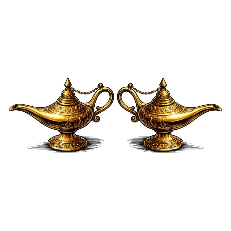 Goldene Öllampen