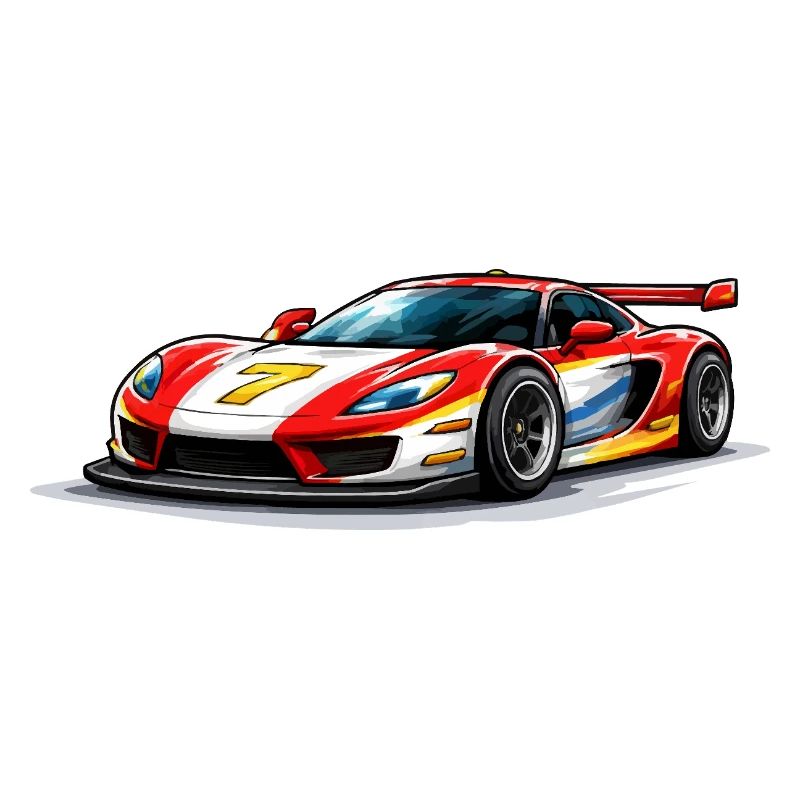 Speed-style race car graphics