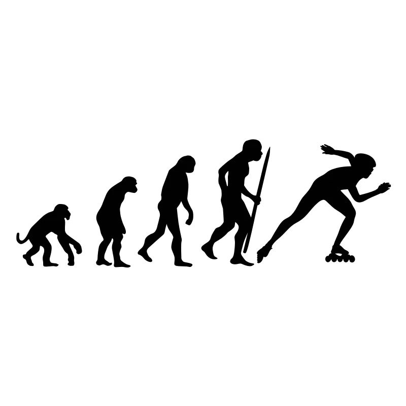 Evolution de patinage de vitesse en ligne