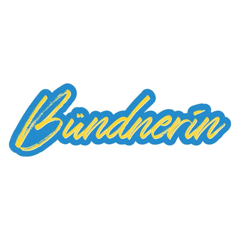 Bündnerin Neon Script