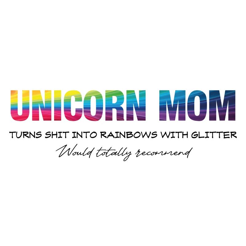 Einhorn Mama Dunkel
