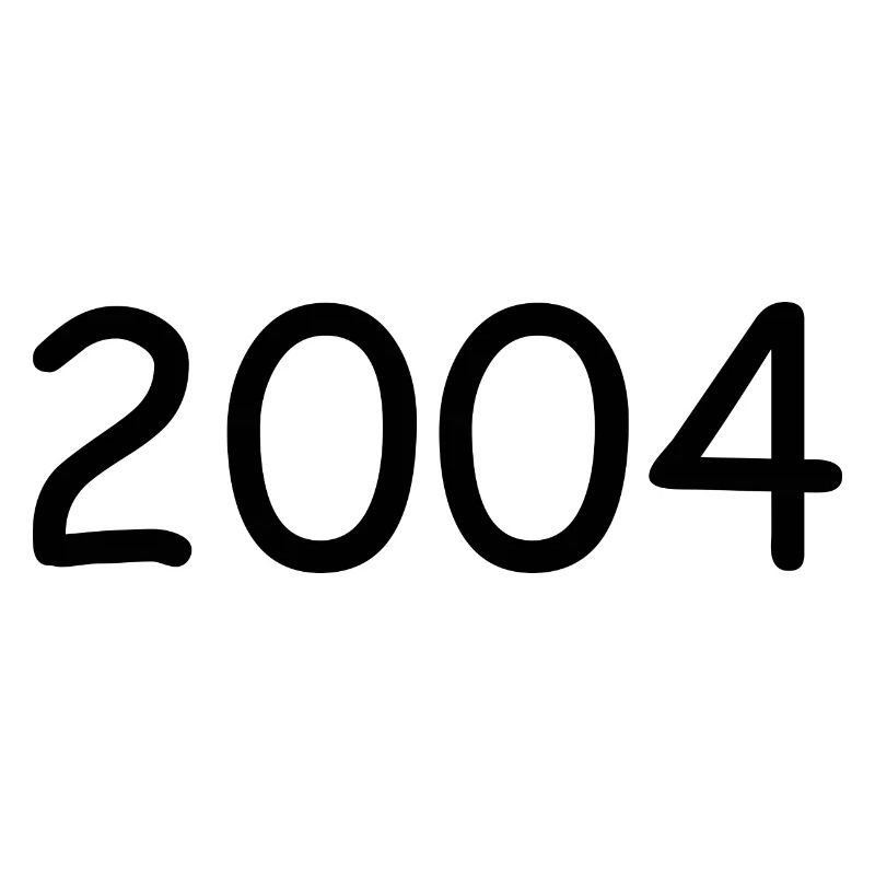 2004 20th birthday year black
