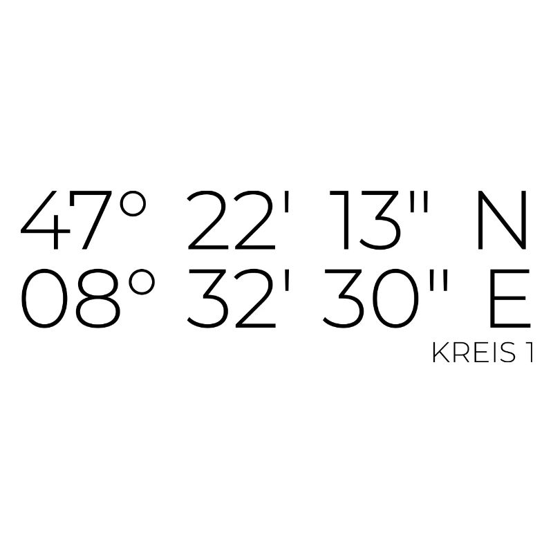 Coordinates District 1 Zurich