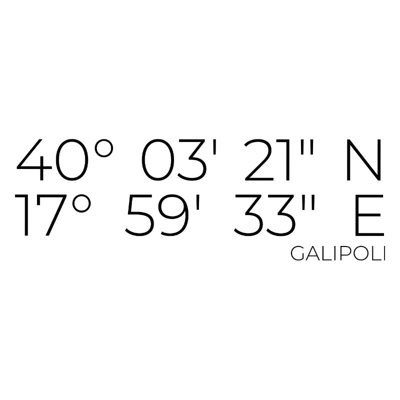 Coordinates: Galipoli, Apulia, Italy