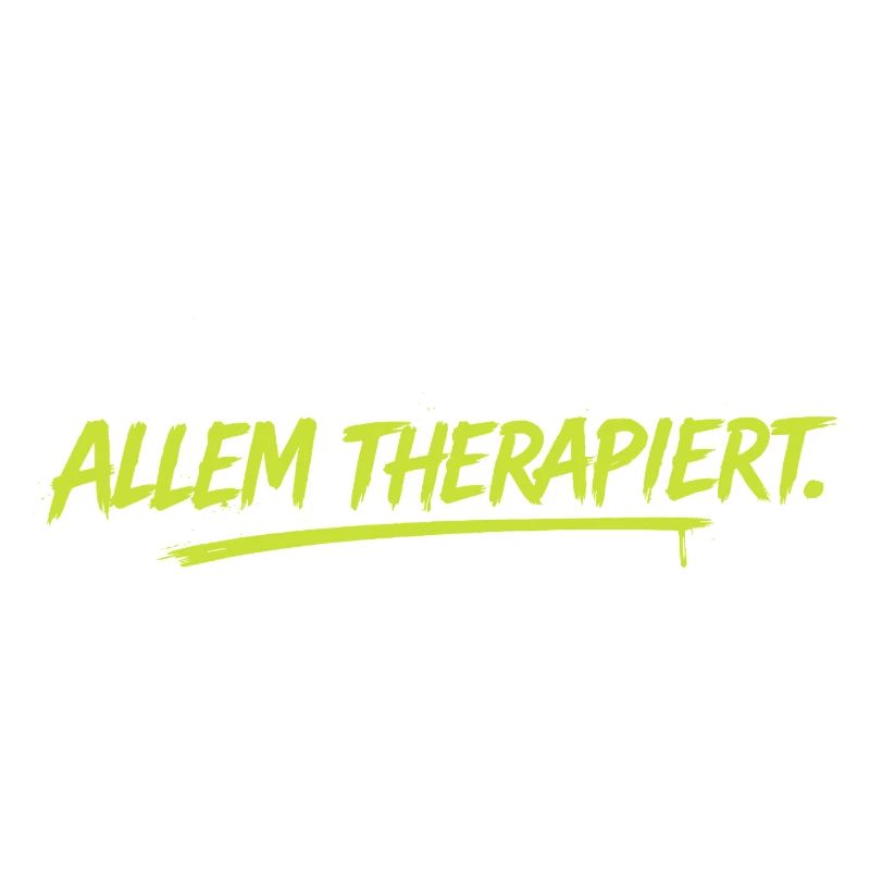 Nicht fertig mit allem therapiert