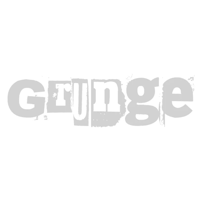 Grunge-Musik Distressed-Logo-Design