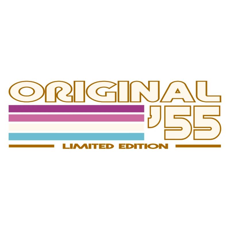 Original 55 Rayures Retro Multicolores