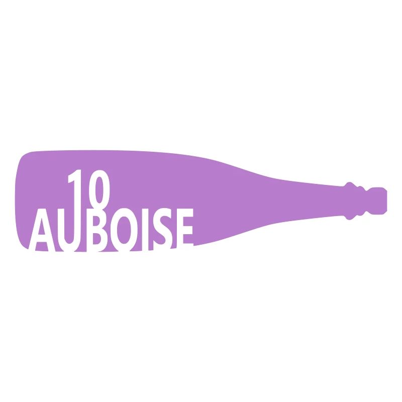 Bouteille de vin effervescent aube