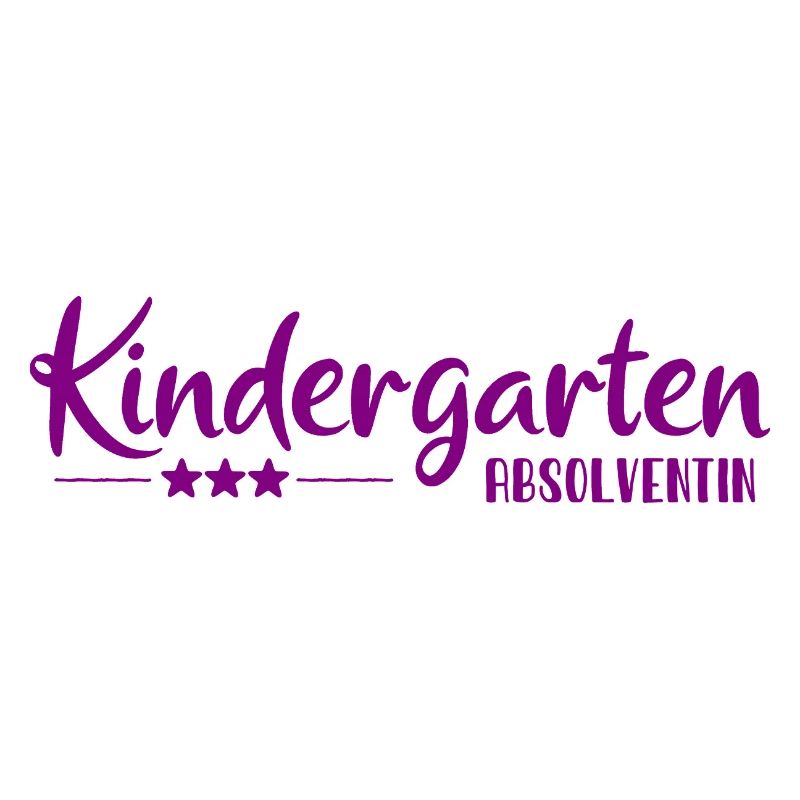 Kindergarten Absolventin - Einschulung - Kita