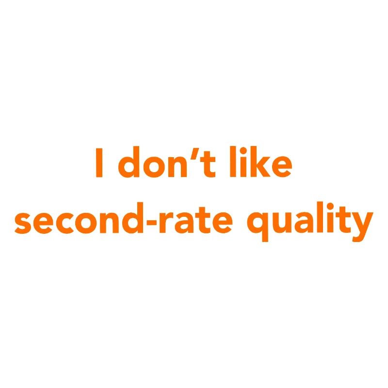 I don't like