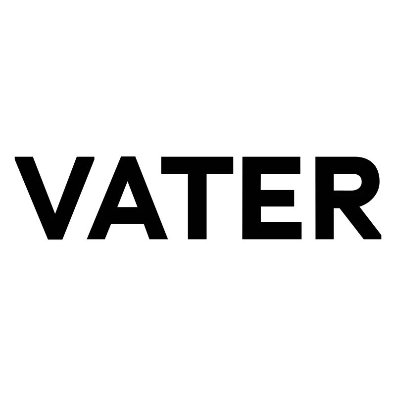 Vater Typografie Design VATER-MUTTER-KIND Geburt
