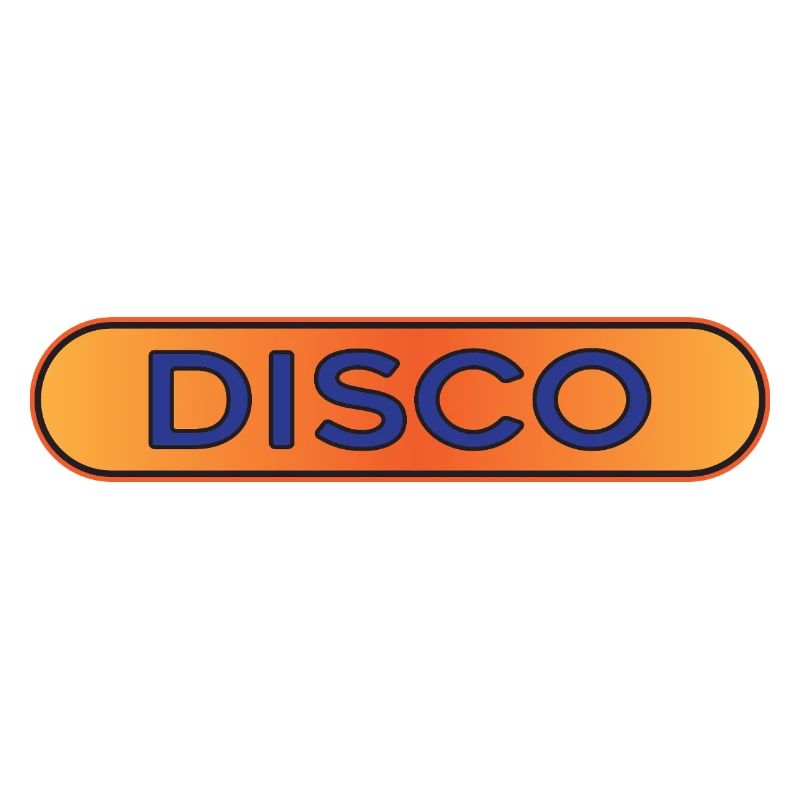 Disco Neon Retro Abzeichen