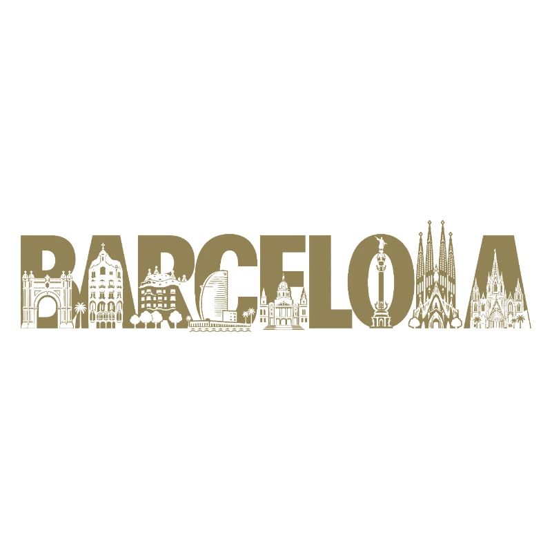 Barcelone Espagne Catalogne Silhouette
