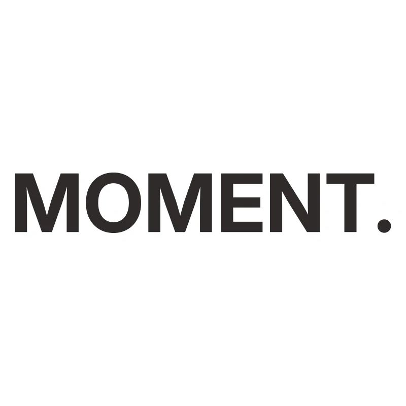 Moment – Minimalistisches Textdesign