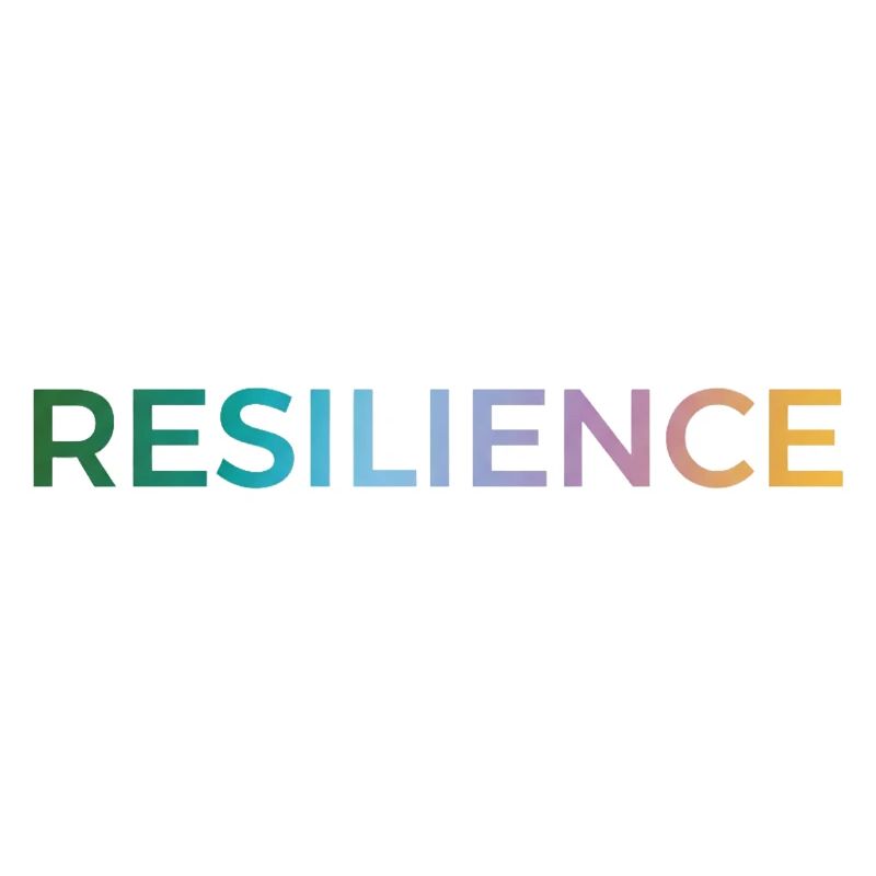 Resilienz Gradient Typo