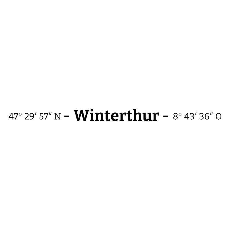 Coordinates Winterthur Switzerland