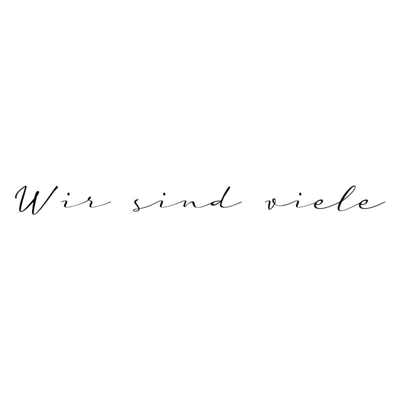 Wir sind viele