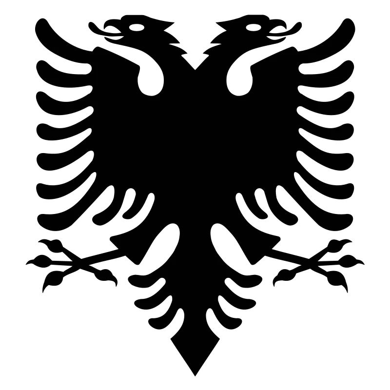 Double headed eagle emblem icon gift sign