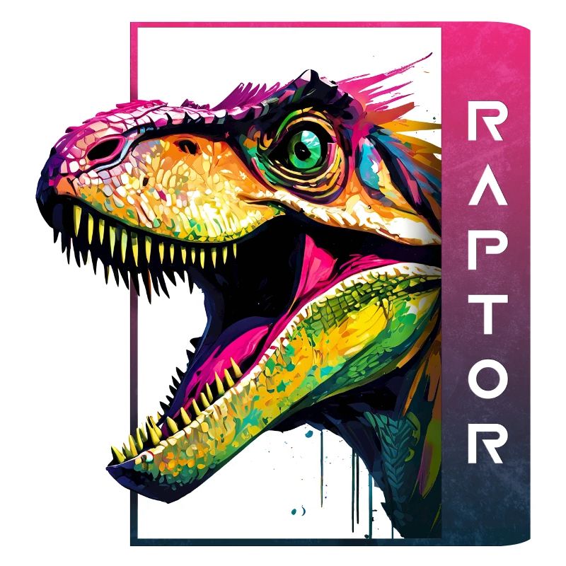 Dynamic Velociraptor - Roaring Raptor Artwork
