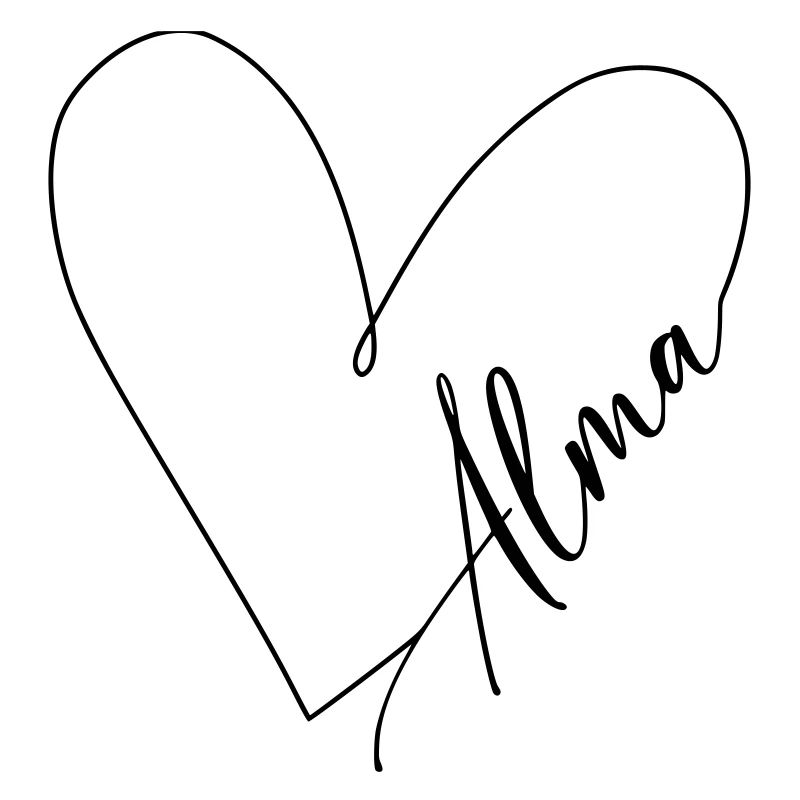 Alma Name Heart Line