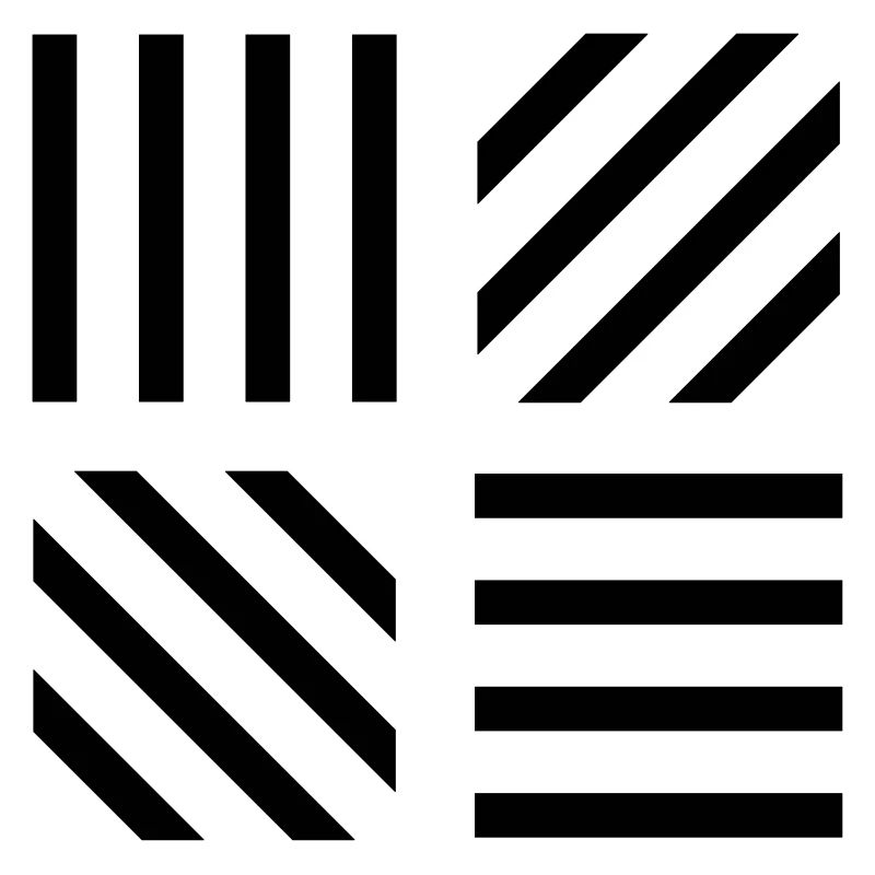 graphic stripe pattern