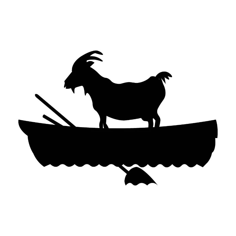 G.O.A.T. Ziege im Boot