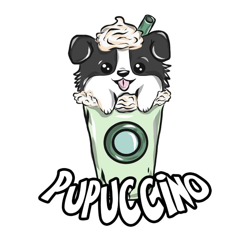 Hund Kaffe Cappuccino