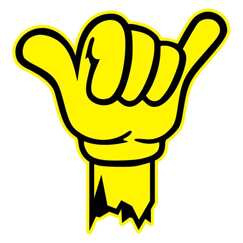 hand shaka finger