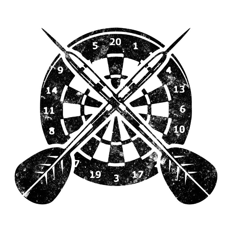 Dartscheibe Darts Symbol