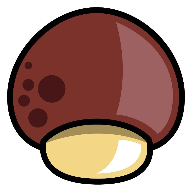 funny mushroom comic cartoon mushroom forest picking