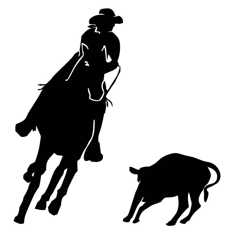 Equestrian Western Riding - Cutting