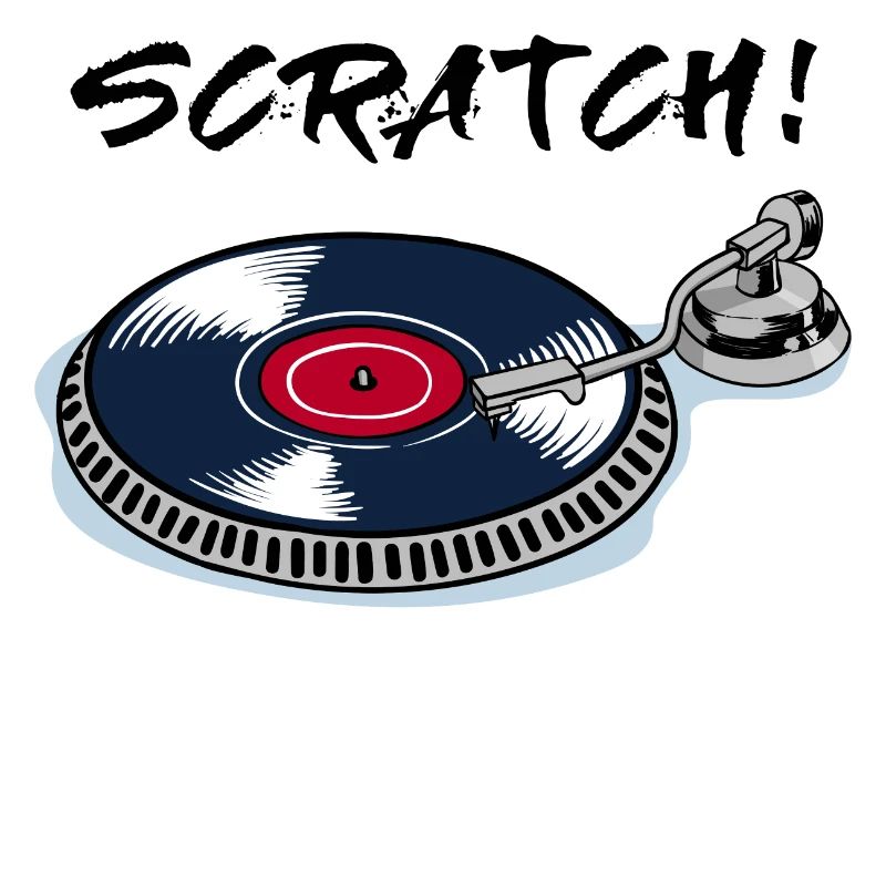 Scratch turntable record player beatbox vinyl