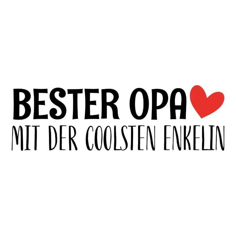 Bester opa mit der coolsten enkelin Geschenk