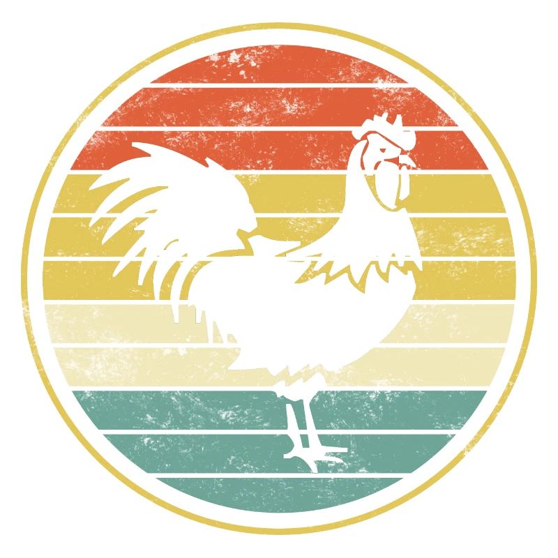 Rooster chicken chickens