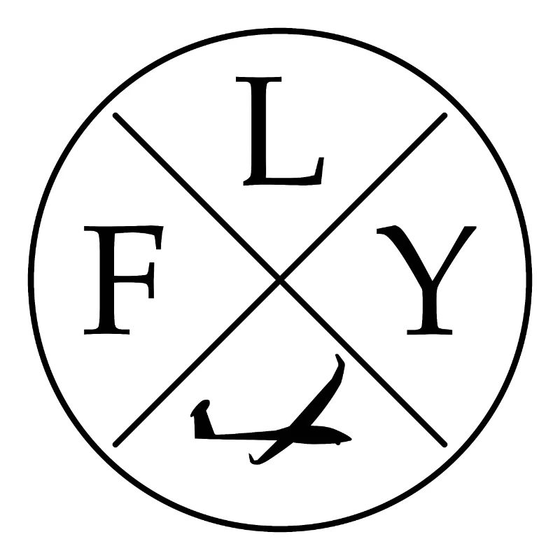 FLY Logo Glider remote control rc