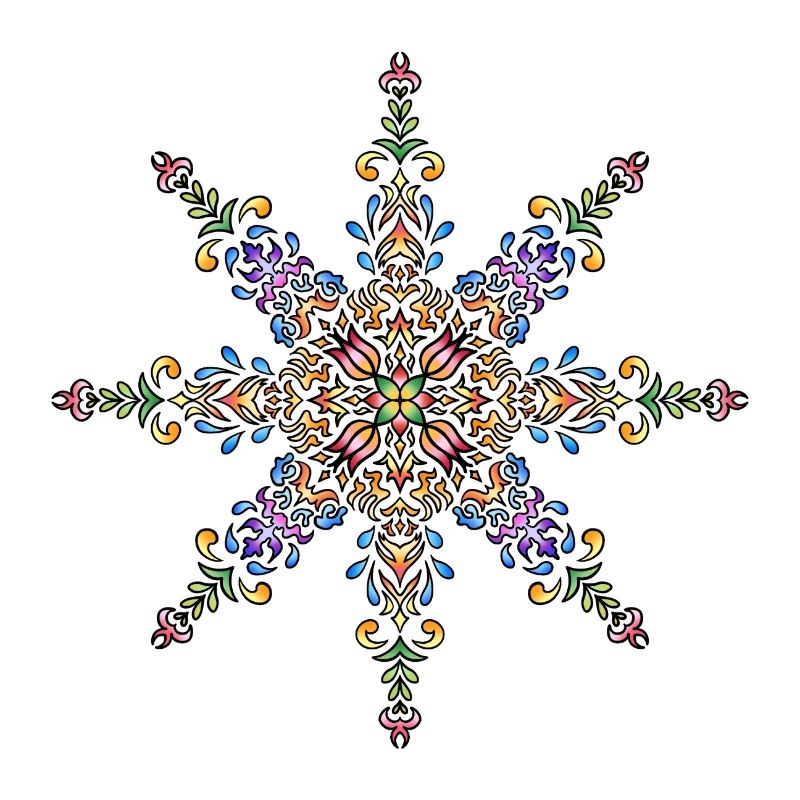Mandala | Bunt | Leben | Geschenkidee