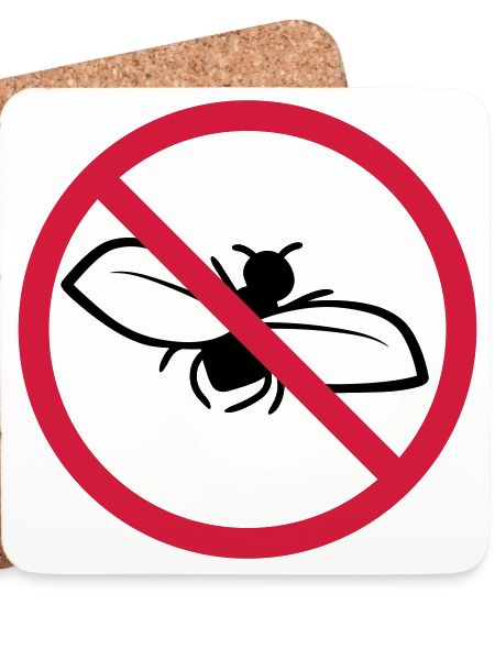 Fliege Verboten Schild