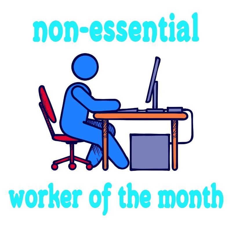 Humorous Home Office Statement Working At Home