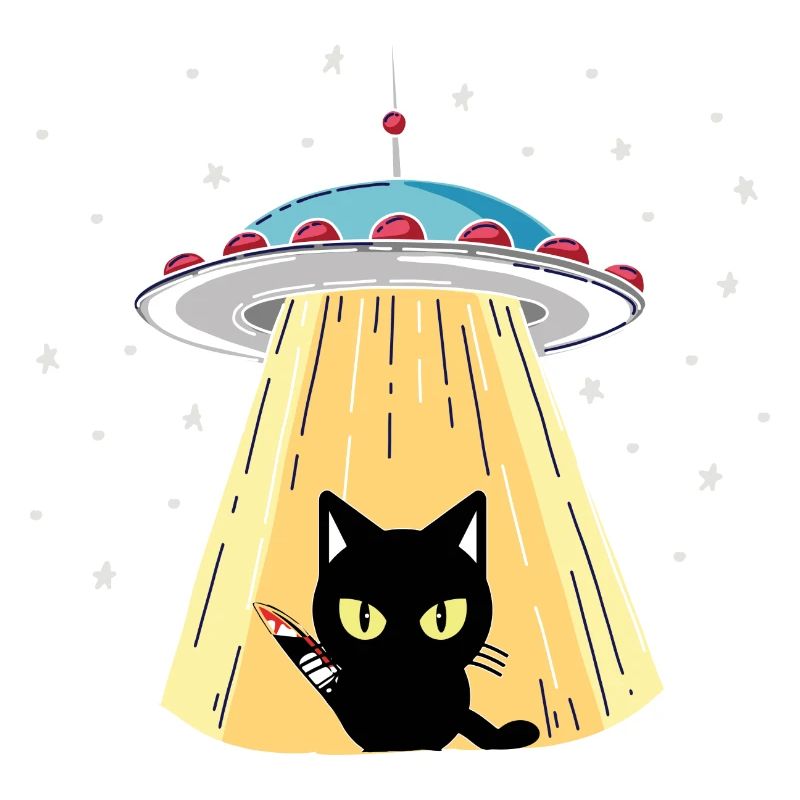 Chat OVNI avec vision laser