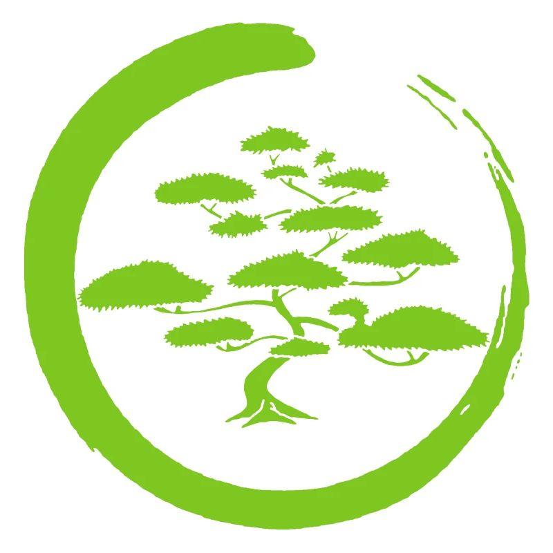 Green Japan tree