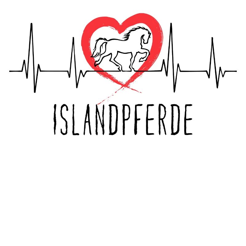 Herz Pferde Pferdeliebe Islandpferde Statement