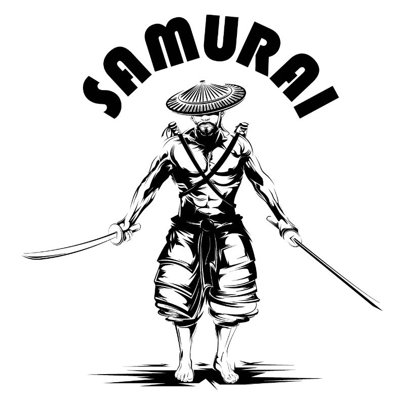 Icône Samurai Drawing Sketch Symbol Illustration