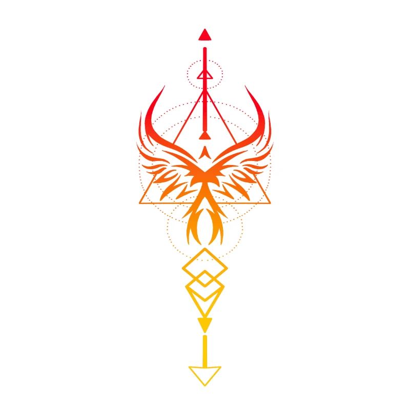 Vertical symbol phoenix Valkyrie