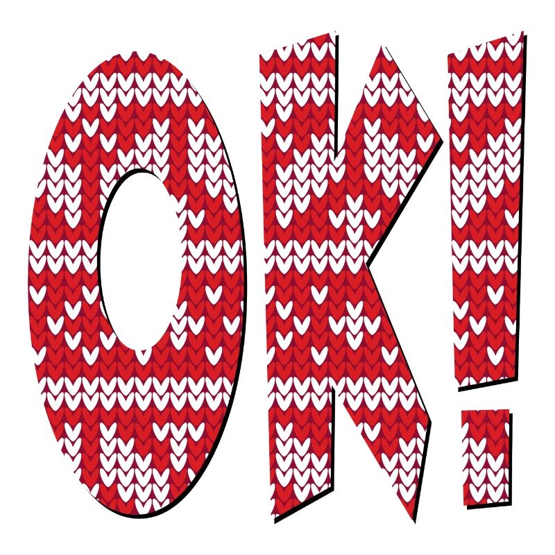 KNITTING PATTERNS OK - APPROVAL SAYINGS