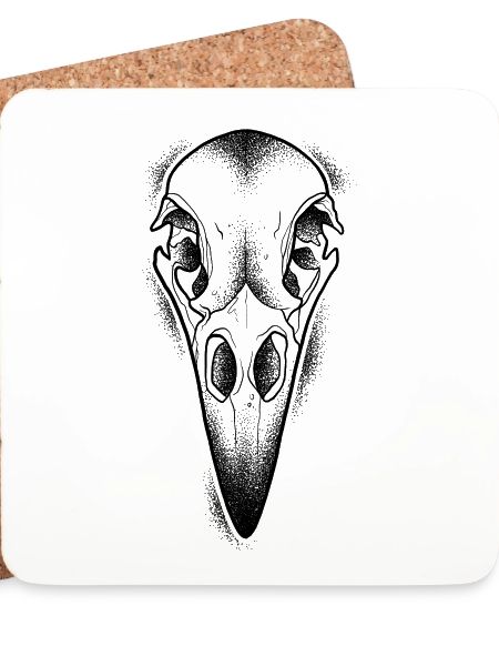 Dotwork Rabenschädel